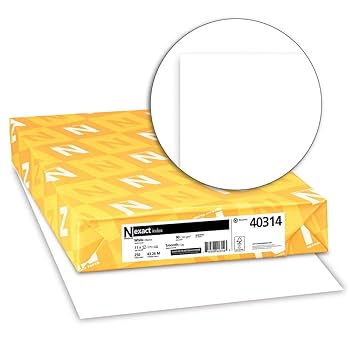 KUWATA 14冊 Amazon.com : Wausau Exact Index Cardstock, 250 Sheets, White